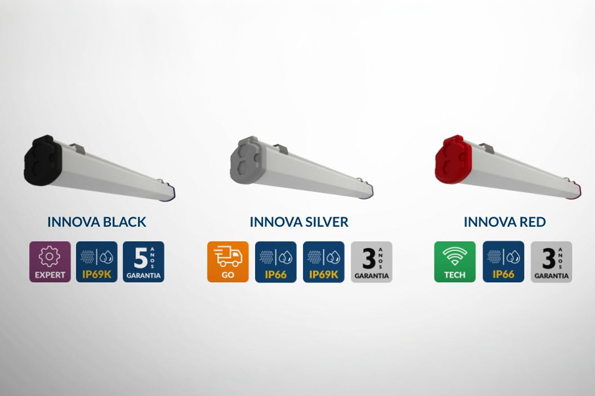 Eficiência Innova: tecnologia da luminária hermética Philips