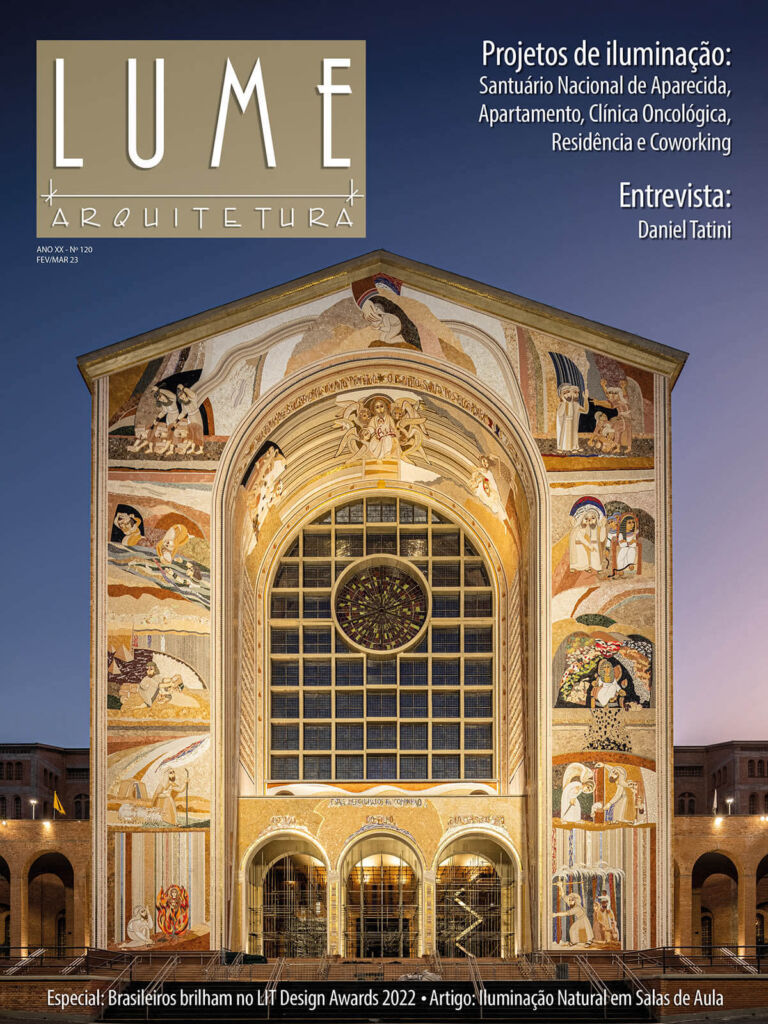 Capa Edição 120 da Revista Lume Arquitetura - Santuário Nacional de Aparecida