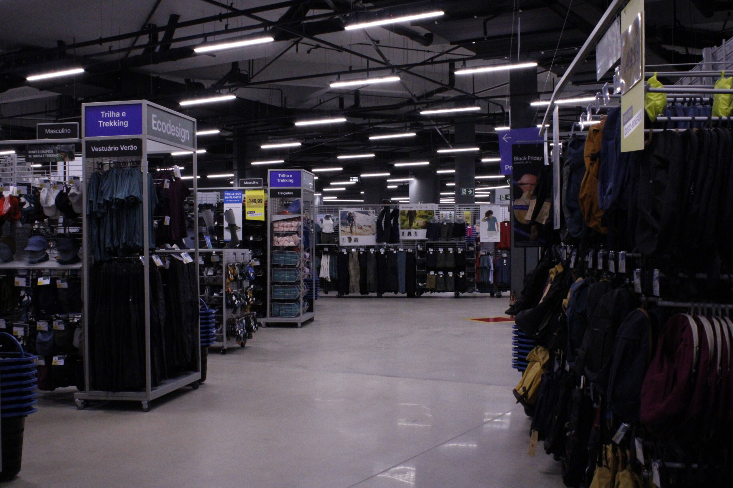 Imagem do projeto de limnotécnica da Decathlon.