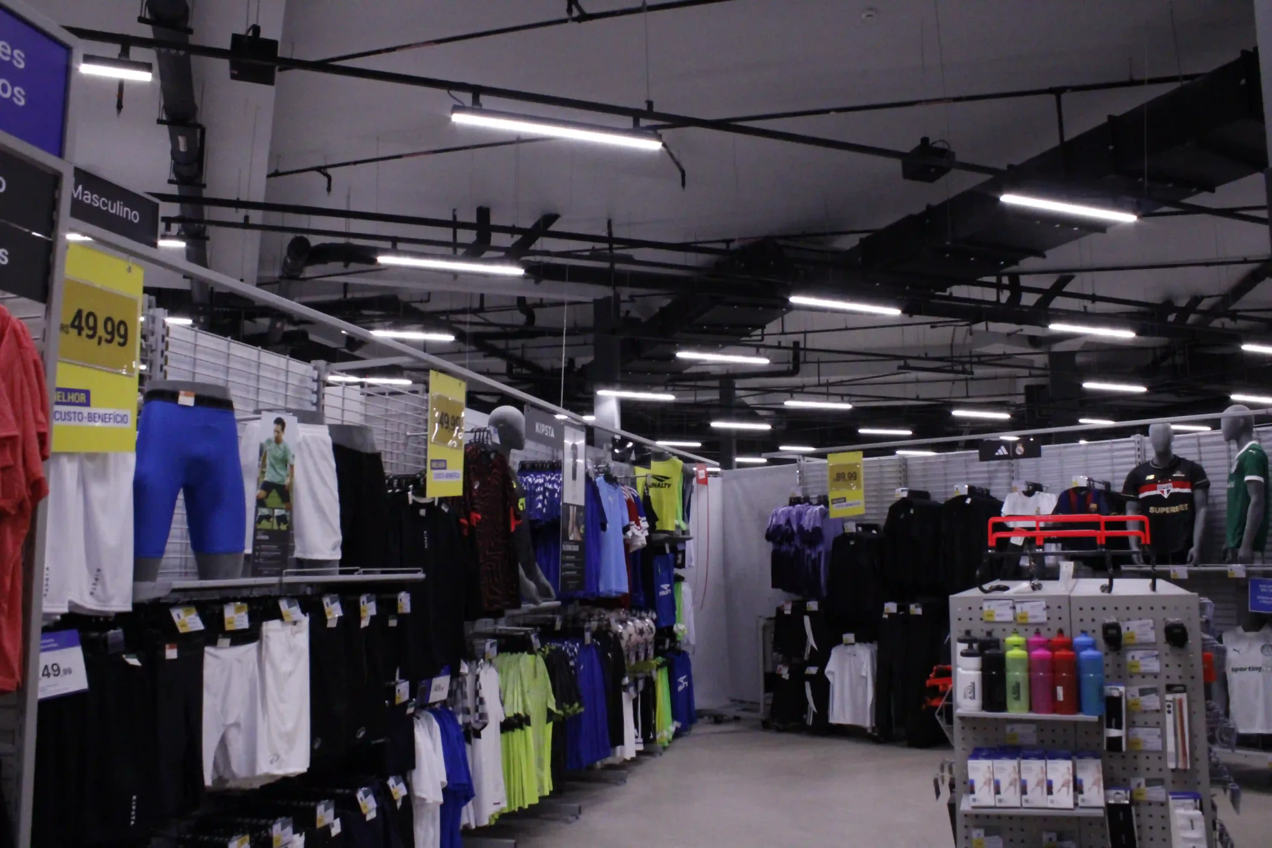 Imagem do projeto de limnotécnica da Decathlon.