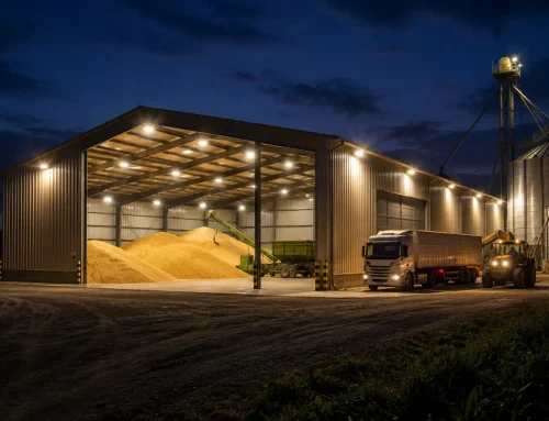 Como iluminar barracões agrícolas para armazenamento de grãos?