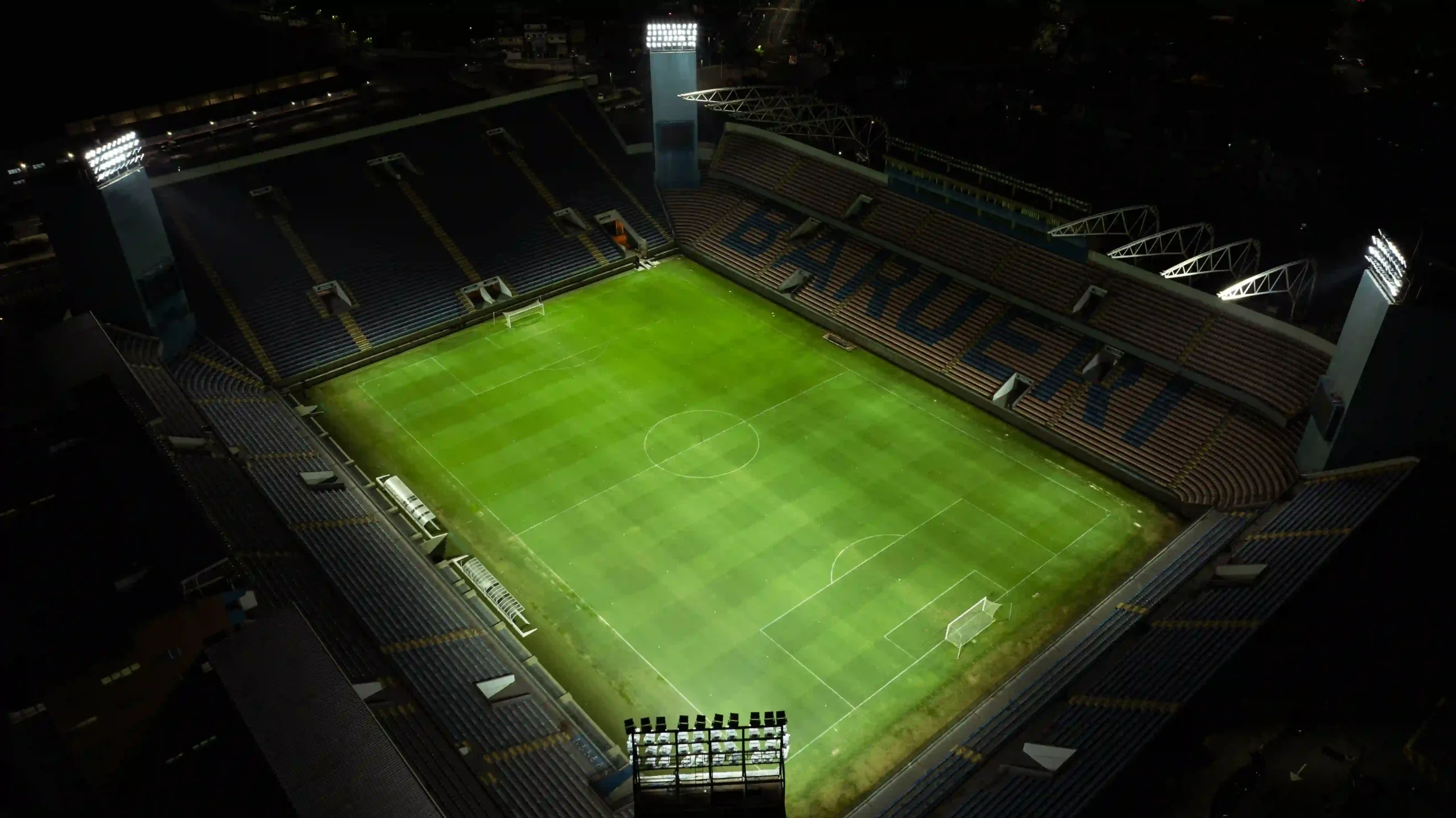 sistema de iluminação da Arena Barueri